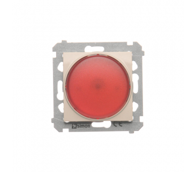 Sygnalizator świetlny LED - światło czerwone kremowy DSS2.01/41