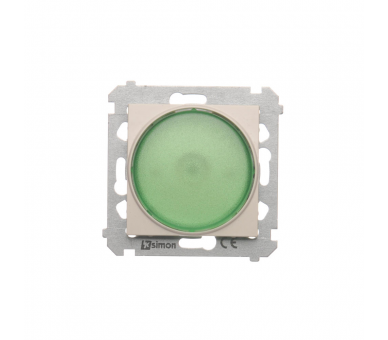 Sygnalizator świetlny LED - światło zielone kremowy DSS3.01/41