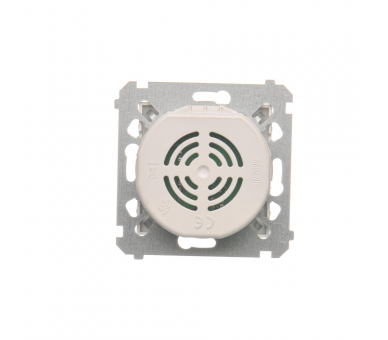 Sygnalizator świetlny LED - światło zielone srebrny mat, metalizowany DSS3.01/43