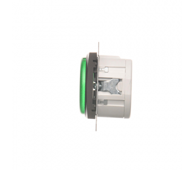 Sygnalizator świetlny LED - światło zielone brąz mat, metalizowany DSS3.01/46