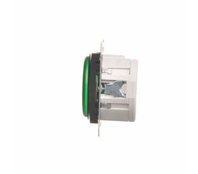 Sygnalizator świetlny LED – światło zielone (moduł) 230V, czarny DSS3.01/49