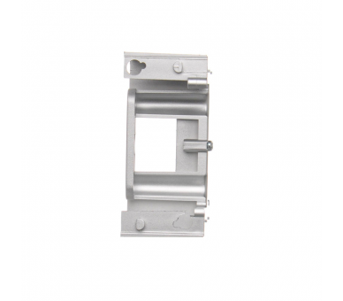 Puszka natynkowa – element rozszerzający puszkę pojedynczą składaną do ramek wielokrotnych srebrny mat, metalizowany DSH/43
