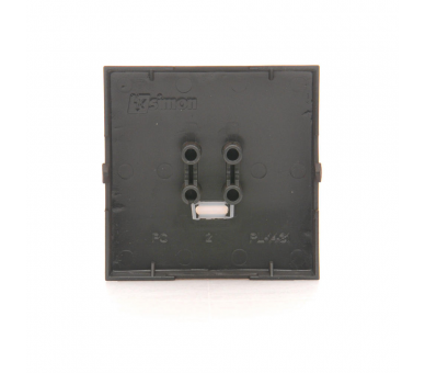Klawisz pojedynczy z oczkiem do łączników i przycisków podświetlanych brąz mat, metalizowany DKW1L/46