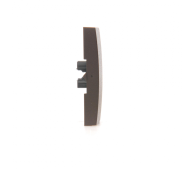 Klawisz podwójny do łączników i przycisków brąz mat, metalizowany DKW5/46