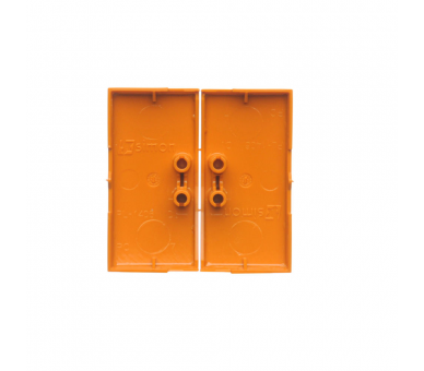 Klawisz podwójny do łączników i przycisków pomarańczowy DKW5/32