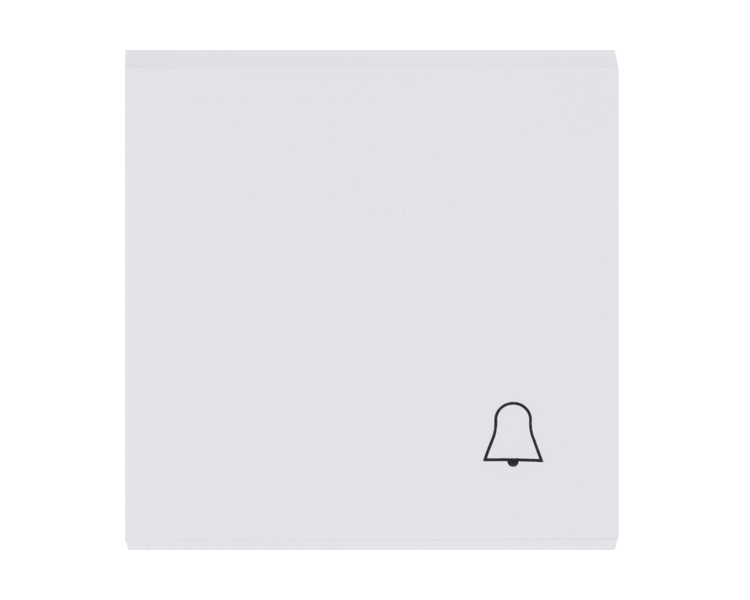 Lumina Klawisz z symbolem „Dzwonek”, biały, Hager WL6010