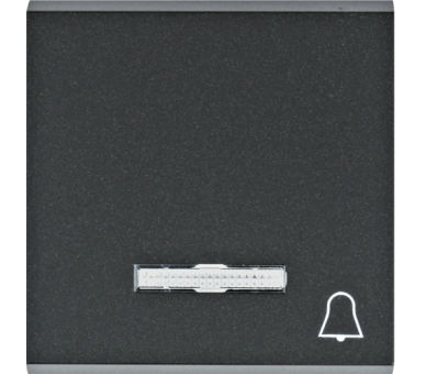 Lumina Klawisz kontrolny z symbolem „Dzwonek”, czarny, Hager WL6113
