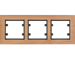 Lumina Passion Ramka 3-krotna pozioma, drewno buk Hager WL9235
