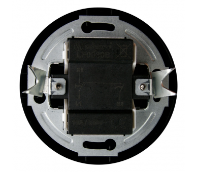 Włącznik żaluzjowy z ramką, czarny, EX1, Electromalt EX1B0030