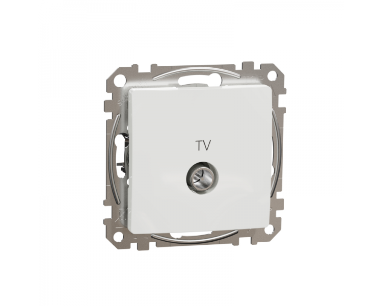 Sedna Design & Elements, Gniazdo TV przelotowe (7dB), białe Schneider SDD111474