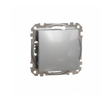 Sedna Design & Elements, Łącznik 1-biegunowy, srebrne aluminium Schneider SDD113101