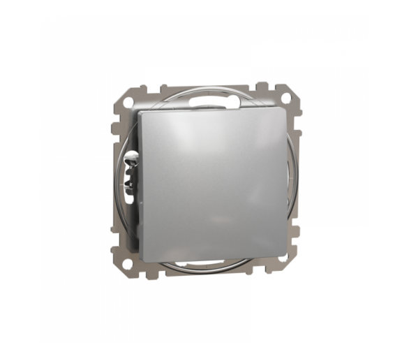 Sedna Design & Elements, Łącznik 1-biegunowy, srebrne aluminium Schneider SDD113101