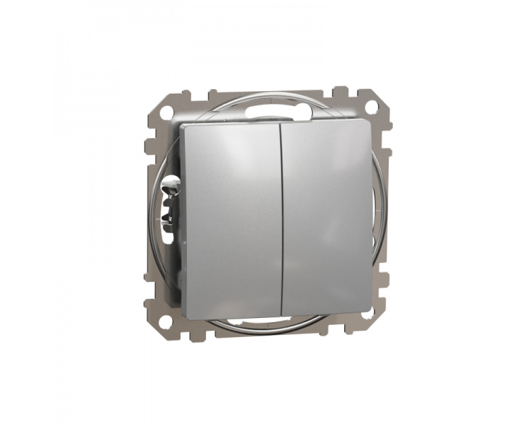 Sedna Design & Elements, Łącznik świecznikowy, srebrne aluminium Schneider SDD113105