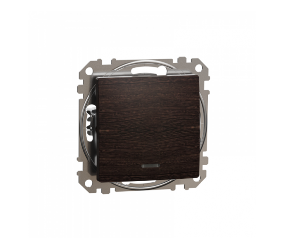 Sedna Design & Elements, Łącznik schodowy z podświetleniem, wenge, efekt drewna Schneider SDD181106L