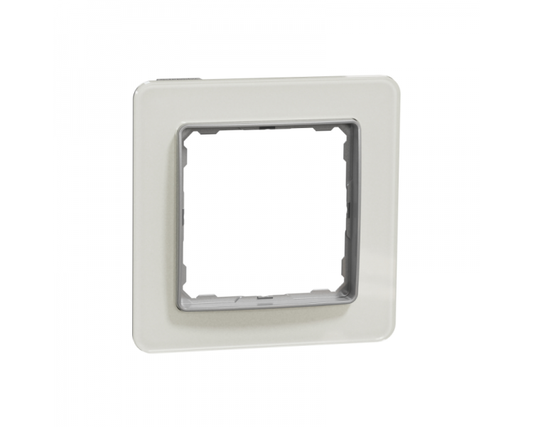 Sedna Design & Elements, Ramka 1-krotna, szkło białe, efekt szkła Schneider SDD360801