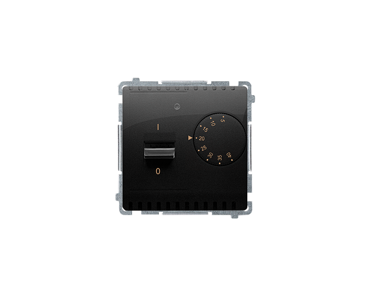 Regulator temperatury z czujnikiem zewnętrznym czarny mat BMRT10ZS.02/49