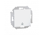 Przycisk "dzwonek" (moduł) 16AX 250V, zaciski śrubowe, biały 1591659-030