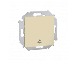 Przycisk "dzwonek" (moduł) 16AX 250V, zaciski śrubowe, beżowy 1591659-031