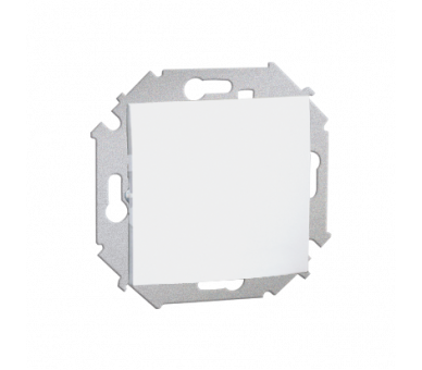 Przycisk pojedynczy zwierny bez piktogramu (moduł) 16AX 250V, zaciski śrubowe, biały 1591150-030