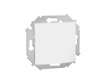Przycisk pojedynczy zwierny bez piktogramu (moduł) 16AX 250V, zaciski śrubowe, biały 1591150-030