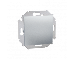 Przycisk pojedynczy zwierny bez piktogramu (moduł) 16AX 250V, zaciski śrubowe, aluminiowy, metalizowany 1591150-026
