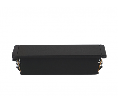 Gniazdo meblowe SLIM COVER 2x 230V z uziemieniem + 2x USB A/C czarne z wtyczką GST18 0,2m DIGITEL