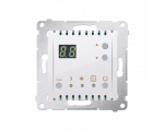 Regulator temperatury z wyświetlaczem (czujnik wewnętrzny) biały DTRNW.01/11