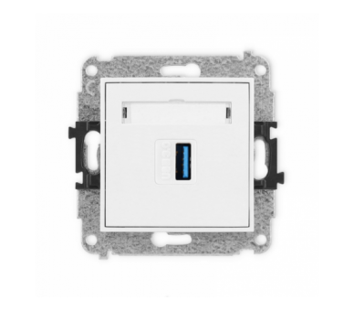 ICON Gniazdo pojedyncze 1xUSB A-A 3.0 biały Karlik IGUSB-5