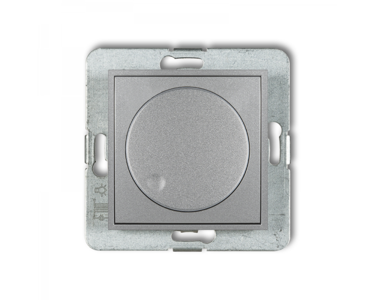 ICON Ściemniacz przyciskowo-obrotowego srebrny metalik Karlik 7IRO-1