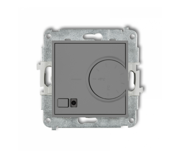 ICON Elektroniczny regulator temperatury z czujnikiem powietrznym szary mat Karlik 27IRT-2