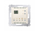 Regulator temperatury z wyświetlaczem (czujnik wewnętrzny) kremowy DTRNW.01/41
