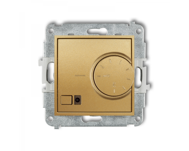 ICON Elektroniczny regulator temperatury z czujnikiem podpodłogowym złoty Karlik 29IRT-1