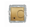 ICON Elektroniczny regulator temperatury z czujnikiem podpodłogowym złoty Karlik 29IRT-1