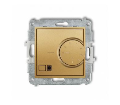 ICON Elektroniczny regulator temperatury z czujnikiem powietrznym złoty Karlik 29IRT-2