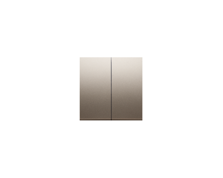 Klawisze do łącznika podwójnego schodowego SW6/2M złoty mat, metalizowany DKW6/2/44