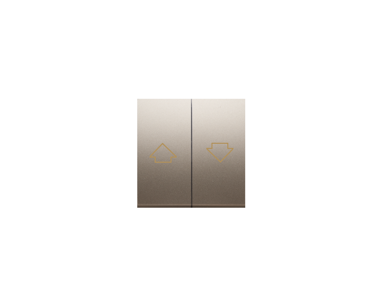 Klawisze do przycisku żaluzjowego SZP1M złoty mat, metalizowany DKZP1/44