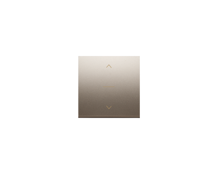Klawisze do łącznika żaluzjowego pojedyńczego trójpozycyjnego 1-0-2 złoty mat, metalizowany DKZW1K/44