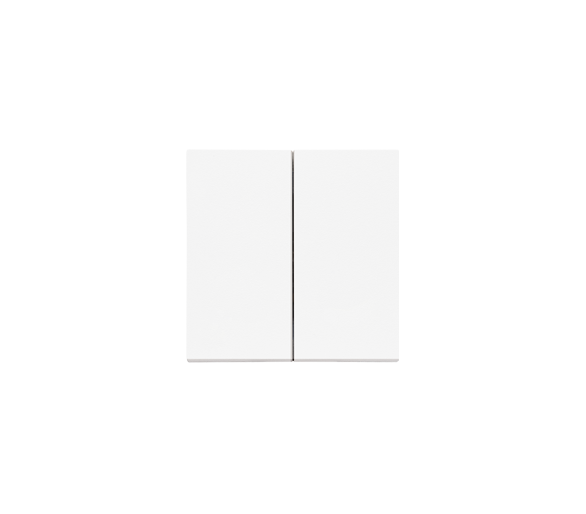Klawisz podwójny do: SW5M, SP2M, Biały mat Simon 55 TKW5/111