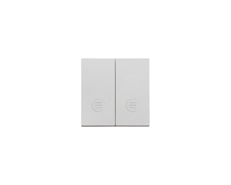 Klawisz podwójny z oczkami do: SW5L2M, SW6/2L2M, SW7/2L2M, Aluminium mat Simon 55 TKW5L2/143