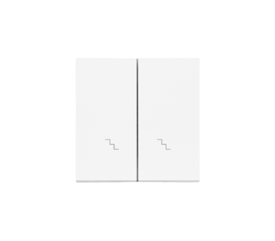 Klawisz podwójny z piktogramami schody do: SW6/2WM, Biały mat Simon 55 TKW6/2/111