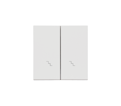 Klawisz podwójny z piktogramami schody do: SW6/2WM, Jasnoszary mat Simon 55 TKW6/2/114