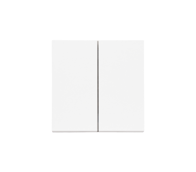 Klawisz podwójny do: SW6/2WM, SW7/2M, Biały mat Simon 55 TKW6/2/X/111