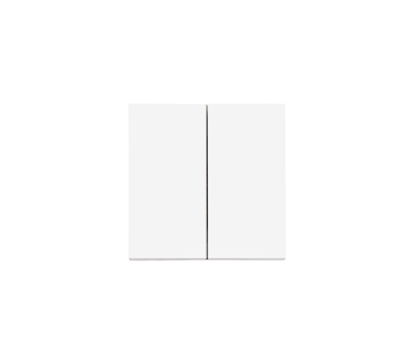 Klawisz podwójny do: SW6/2WM, SW7/2M, Biały mat Simon 55 TKW6/2/X/111