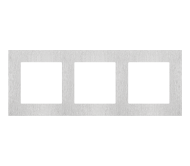 Ramka 3-krotna Nature, Inox klasyczny Simon 55 TRN3/188