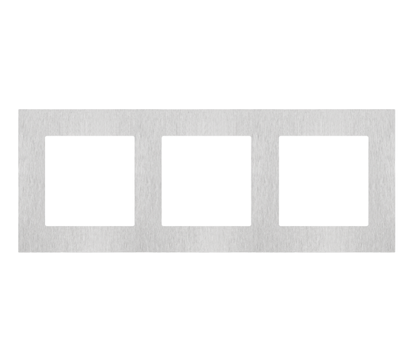 Ramka 3-krotna Nature, Inox klasyczny Simon 55 TRN3/188