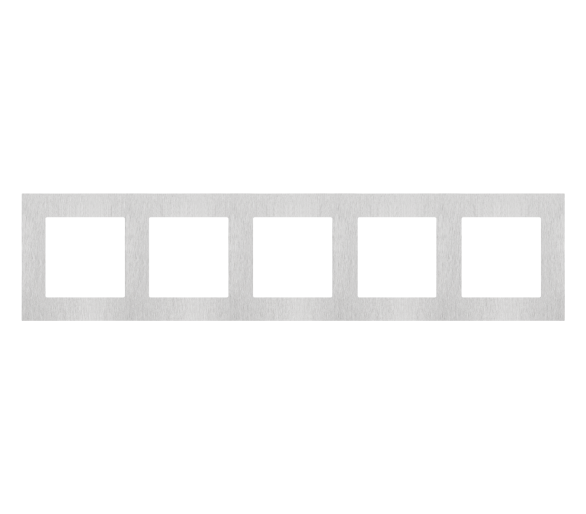 Ramka 5-krotna Nature, Inox klasyczny Simon 55 TRN5/188