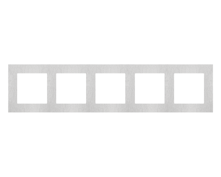 Ramka 5-krotna Nature, Inox klasyczny Simon 55 TRN5/188