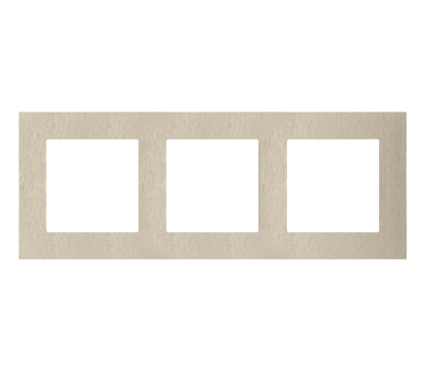 Ramka 3-krotna Nature, Inox szampański Simon 55 TRN3/189