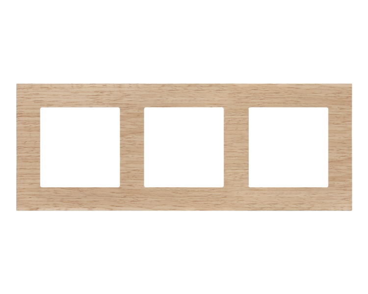 Ramka 3-krotna Nature, Dąb jasny Simon 55 TRN3/185