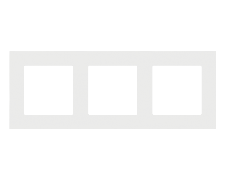 Ramka 3-krotna LINE, Jasnoszary mat Simon 55 TR3/114